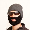 Original Beard Beanie Hat - Dark Grey / Black Beard