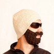 Original Beard Beanie Hat - Linen / Coffee Beard