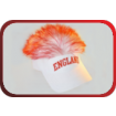 SALE!! Flair Hair Adult England Football Fun Sun / Golf Visor