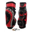 Falcon Tornado Cart Bag 9" 14 Way Golf Black / Red