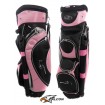 Ladies Falcon Tornado Golf Cart Bag Black / Pink