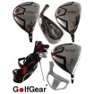 GolfGear Mens M-Gear +1" Longer Hybrid Golf Club Set & Stand Bag