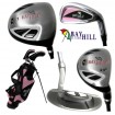 Bay Hill Boom Junior Girl Hybrid Golf Set 9-12yrs Pink
