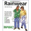 Lightweight Rapmac Emergency Rain Poncho Clear