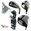 Bay Hill TP100 Left Hand Golf Club Set & Cart Bag Graphite